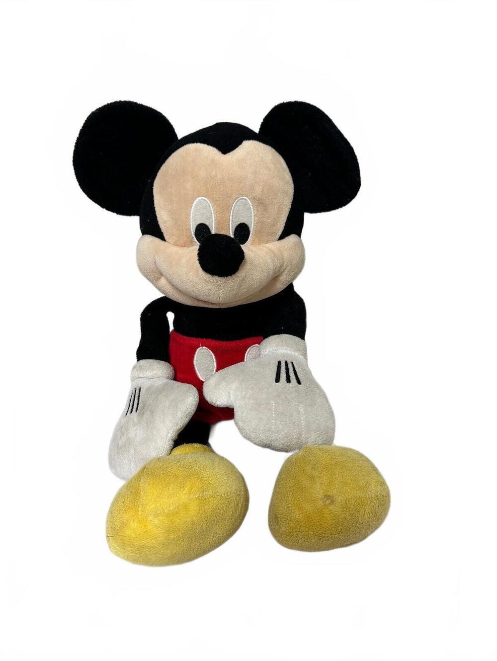 Mickey Mouse Plush in Red Shorts and Yellow Shoes